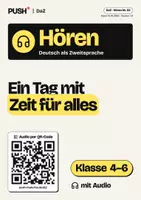 Vorschau - Arbeitsblätter - DaZ Hörverstehen: Ein Tag mit Zeit für alles, Kl. 4–6, mit Audio - Deckblatt