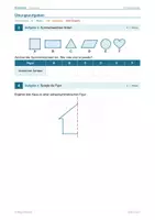 Vorschau - Arbeitsblätter - ACHSENSYMMETRIE – differenziert mit Lösungen - Seite 3