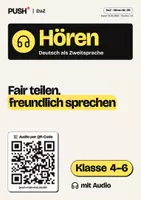 Vorschau - Arbeitsblätter - DaZ Hörverstehen: Fair teilen und freundlich sprechen, Kl. 4–6, mit Audio - Deckblatt