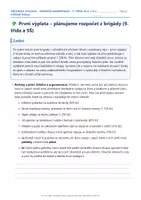 Náhled - 💸 První výplata – plánujeme rozpočet z brigády (9. třída a SŠ) - krycí list