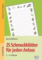 Vorschau - Anderer Materialtyp - 25 Schmuckblätter für jeden Anlass (1.-4. Klasse) - Deckblatt