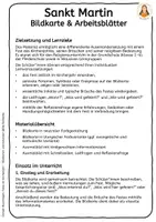 Vorschau - Arbeitsblätter - Sankt Martin: Bildkarten und differenzierte Arbeitsblätter zum Kirchenjahr - Seite 1
