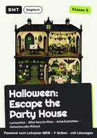 Vorschau - Arbeitsblätter - Halloween Escape Englisch Klasse 6 - Deckblatt