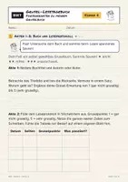 Vorschau - Arbeitsblätter - Lesetagebuch Gruselbuch Klasse 4 - Seite 1