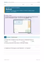 Vorschau - Arbeitsblätter - MAßSTAB – differenziert mit Lösungen - Seite 1