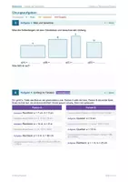 Vorschau - Arbeitsblätter - UMFANG VON VIERECKEN – differenziert mit Lösungen - Seite 3