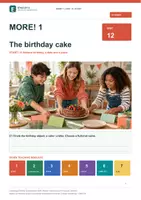 Vorschau - Stundenentwürfe - MORE! 1 Unit 12 (LP 2023) • ENGLIVA START: The birthday cake – Bildgestützter Einstieg - Deckblatt