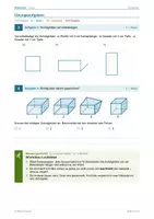 Vorschau - Arbeitsblätter - SCHRÄGBILDER VON KÖRPERN – differenziert mit Lösungen - Seite 3