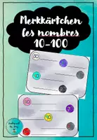 Vorschau - Merkblätter - Merkkärtchen les nombres 10-100 - Deckblatt