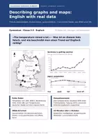 Vorschau - Unterrichtsreihen - Describing graphs and maps: English with real data - Deckblatt