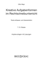 Vorschau - Arbeitsblätter - Kreative Aufgabenformen im Rechtschreibunterricht 7.–9. Klasse - Seite 1
