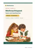 Vorschau - Arbeitsblätter - Weihnachtspost lesen und beantworten 3 Briefe - Deckblatt