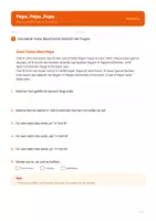 Vorschau - Arbeitsblätter - Pronomen: Fürwörter statt Wiederholungen für die 3. Klasse (Personalpronomen, Wortarten, ich du er sie es) - Seite 1