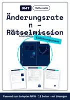 Vorschau - Arbeitsblätter - Änderungsrate Rätsel EF neuer KLP 2027 - Seite 1