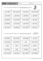 Vorschau - Arbeitsblätter - Lesetraining Kl. 1/2 (auf Wort- & Satzebene) - Seite 3