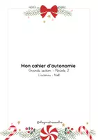 Aperçu - Feuilles d'exercices - Mon cahier d’autonomie - Période 2 GS_compressed - Page de couverture