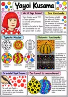 Vorschau - Unterrichtsreihen - Weihnachten | Winter | Kunst Kunstprojekt nach Yayoi Kusama Weihnachtskugeln Klasse 3-5 - Seite 1