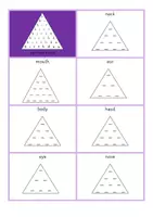 Vorschau - Arbeitsblätter - pyramid words_body parts - Seite 3