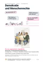 Vorschau - Unterrichtsreihen - Demokratie und Menschenrechte: DaZ ab B1 - Deckblatt