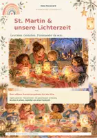 Vorschau - Anderer Materialtyp - St. Martin & Lichterzeit in der Kita – 3 kreative Angebote mit Anleitung ab 3 Jahren - Deckblatt