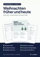Vorschau - Arbeitsblätter - Weihnachten früher und heute – Werkstatt Sachunterricht Klasse 2–4 (Zeit und Wandel) - Deckblatt