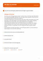 Vorschau - Arbeitsblätter - Winterwerkstatt Deutsch: Wintergeschichten, Adjektive und das Wortfeld kalt für die 3. und 4. Klasse (Elfchen) - Seite 1