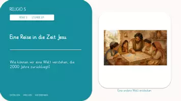 Vorschau - Unterrichtsreihen - RELIGIO 5 – Reihe 3: Das Leben zur Zeit Jesu | 8 PPP zu den ABs - Seite 1