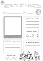 Vorschau - Arbeitsblätter - Materialpaket Malen und Schreiben von den Ferien - Seite 3