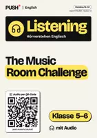 Vorschau - Arbeitsblätter - Englisch Listening: The Music Room Challenge, Kl. 5–6, mit Audio - Deckblatt