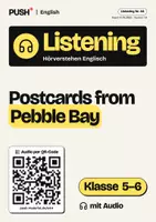 Vorschau - Arbeitsblätter - Englisch Listening: Postcards from Pebble Bay, Kl. 5–6, mit Audio - Deckblatt