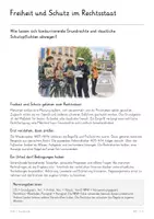 Vorschau - Unterrichtsreihen - Freiheit, Sicherheit & Grundrechtskonflikte – Große PoWi-Lernwerkstatt | Grundrechte, Verhältnismäßigkeit, Meinungsfreiheit, Datenschutz, Überwachung & Versammlungsfreiheit | Arbeitsblätter mit Lösungen - Seite 3