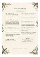 Vorschau - Mal- und Bastelvorlagen - Adventskalender 24 weihnachtliche Fun Facts - Seite 1