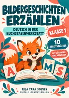 Vorschau - Arbeitsblätter - Bildergeschichten erzählen Klasse 1 – Tierfreunde | Deutsch Klasse 1 | 10 Arbeitsblätter als PDF - Deckblatt