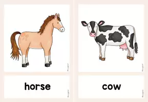 Vorschau - Bildkarten - Flashcards On the farm/Farm animals - Bild- und Wortkarten - Seite 3