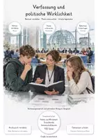 Vorschau - Unterrichtsreihen - Verfassung & politische Wirklichkeit – Große PoWi-Lernwerkstatt | Grundgesetz, politische Macht, Fraktionsdisziplin, Lobbyismus, Koalitionen & demokratische Kontrolle | Komplette Unterrichtseinheit mit Arbeitsblättern & Lösungen - Deckblatt