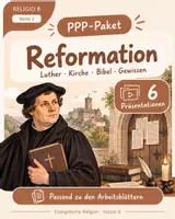 Vorschau - Unterrichtsreihen - RELIGIO 8 – Reihe 2: Reformation | 6 PPP zu den ABs - Deckblatt