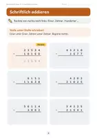 Vorschau - Arbeitsblätter - Rechenfit Paket 4. Klasse | Zahlen bis 1 Million + Schriftlich rechnen - Seite 3