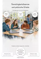 Vorschau - Unterrichtsreihen - Gerechtigkeitstheorien & politische Urteilsbildung – Große PoWi-Lernwerkstatt | John Rawls, Utilitarismus, Robert Nozick, Gleichheit, Chancengerechtigkeit & soziale Gerechtigkeit | Unterrichtseinheit mit Lösungen - Deckblatt