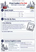 Vorschau - Arbeitsblätter - BE vs AE - 2 worksheets with solutions (British vs American English) - Seite 1