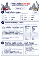 Vorschau - Arbeitsblätter - BE vs AE - 2 worksheets with solutions (British vs American English) - Seite 2