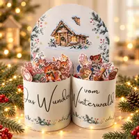 Vorschau - Mal- und Bastelvorlagen - Adventskalender Das Wunder vom Winterwald in 24 Kapiteln - Deckblatt