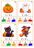 Voorbeeld - Kleurenspeurtocht Halloween - eerste leerjaar - Pagina 2