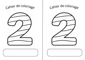 Aperçu - Feuilles d'exercices - Cahier coloriage période 2 - Automne et Noël - Page 1