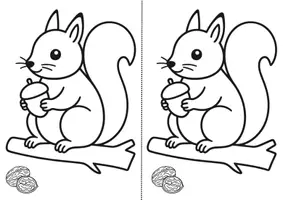 Aperçu - Feuilles d'exercices - Cahier coloriage période 2 - Automne et Noël - Page 3