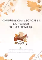 Vista previa - Hojas de trabajo - Comprensions lectores_La tardor_3r i 4t - Portada