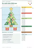 Vorschau - Arbeitsblätter - Weihnachts-Rechenbild bis 100 – Plus & Minus 2. Klasse Freebie - Seite 3