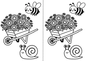 Aperçu - Feuilles d'exercices - Cahier coloriage Période 4 - Printemps et Pâques 🌸 - Page 3
