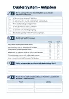 Vorschau - Arbeitsblätter - Duales System, Ausbildungsvertrag - Wirtschafts- und Sozialkunde Berufsschule, Aufgaben - Seite 2