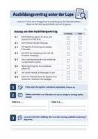 Vorschau - Arbeitsblätter - Duales System, Ausbildungsvertrag - Wirtschafts- und Sozialkunde Berufsschule, Aufgaben - Seite 3