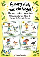 Vorschau - Arbeitsblätter - Heimische Vögel - Materialpaket für die Grundschule mit Lesekartei, Arbeitsblättern und Spielen - Seite 1